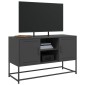 vidaXL Έπιπλο Τηλεόρασης Μαύρο 100,5x39x60,5 εκ. Ατσάλινο