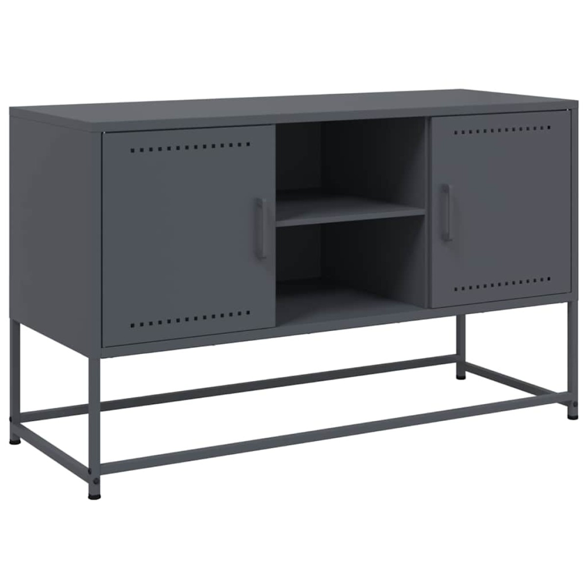 vidaXL Έπιπλο Τηλεόρασης Ανθρακί 100,5x39x60,5 εκ. από Ατσάλι