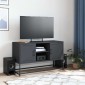 vidaXL Έπιπλο Τηλεόρασης Ανθρακί 100,5x39x60,5 εκ. από Ατσάλι