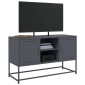 vidaXL Έπιπλο Τηλεόρασης Ανθρακί 100,5x39x60,5 εκ. από Ατσάλι