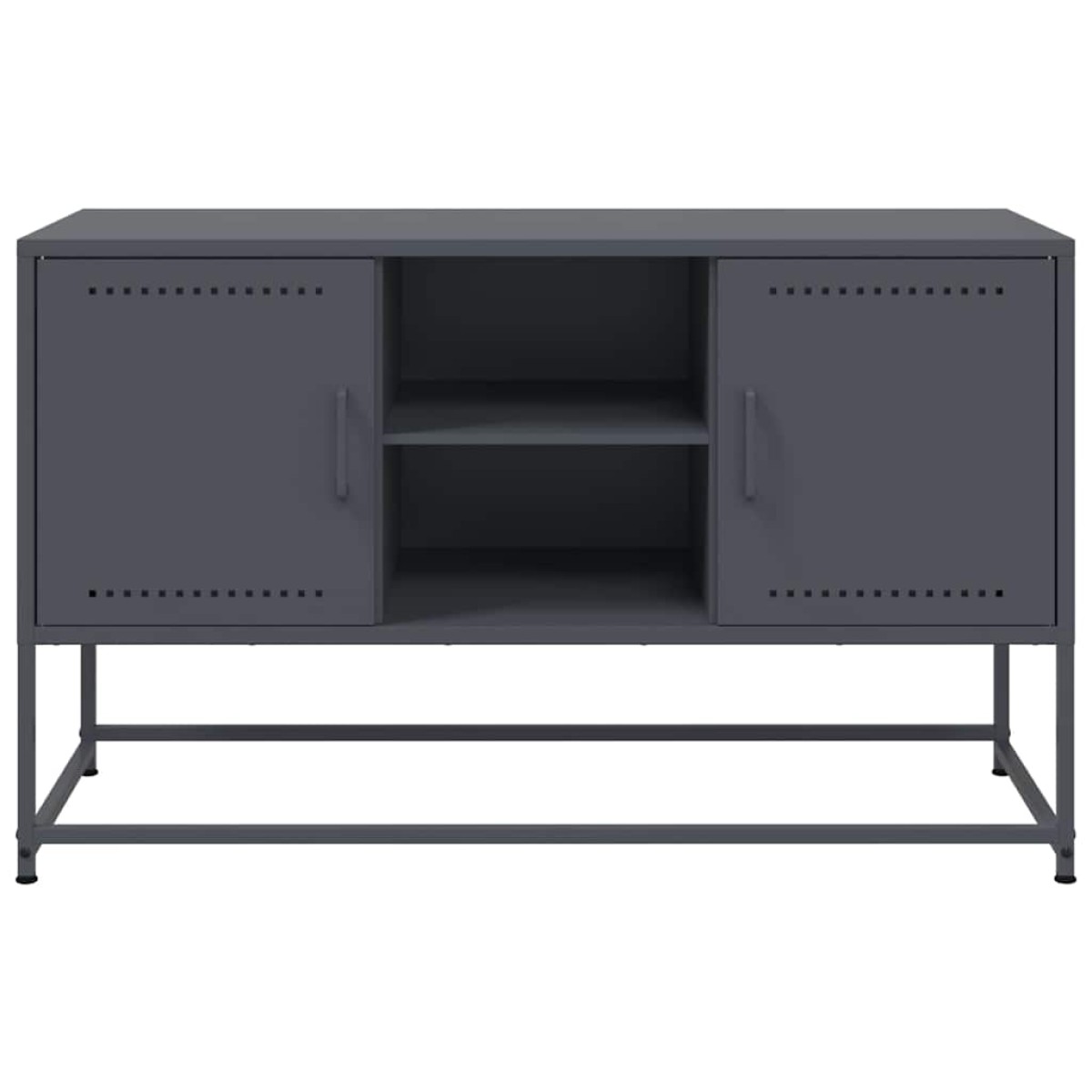 vidaXL Έπιπλο Τηλεόρασης Ανθρακί 100,5x39x60,5 εκ. από Ατσάλι