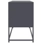 vidaXL Έπιπλο Τηλεόρασης Ανθρακί 100,5x39x60,5 εκ. από Ατσάλι