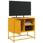 vidaXL Έπιπλο Τηλεόρασης Μουσταρδί Κίτρινο 68x39x60,5 εκ. από Ατσάλι