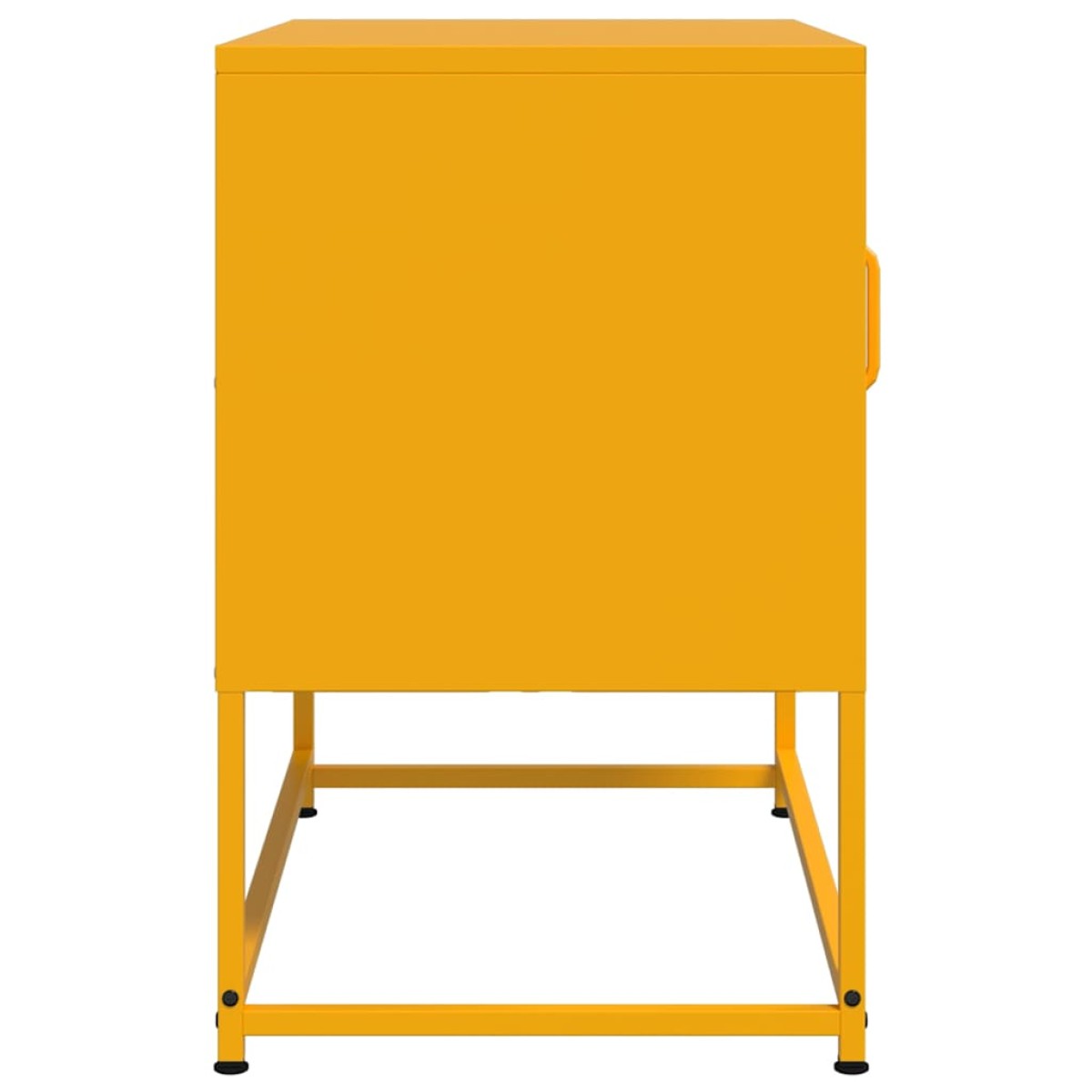 vidaXL Έπιπλο Τηλεόρασης Μουσταρδί Κίτρινο 68x39x60,5 εκ. από Ατσάλι