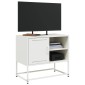 vidaXL Έπιπλο Τηλεόρασης Λευκό 68x39x60,5 εκ. από Χάλυβα