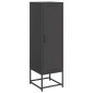vidaXL Μπουφές Μαύρος 36x39x123 εκ. από Ατσάλι