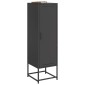 vidaXL Μπουφές Μαύρος 36x39x123 εκ. από Ατσάλι