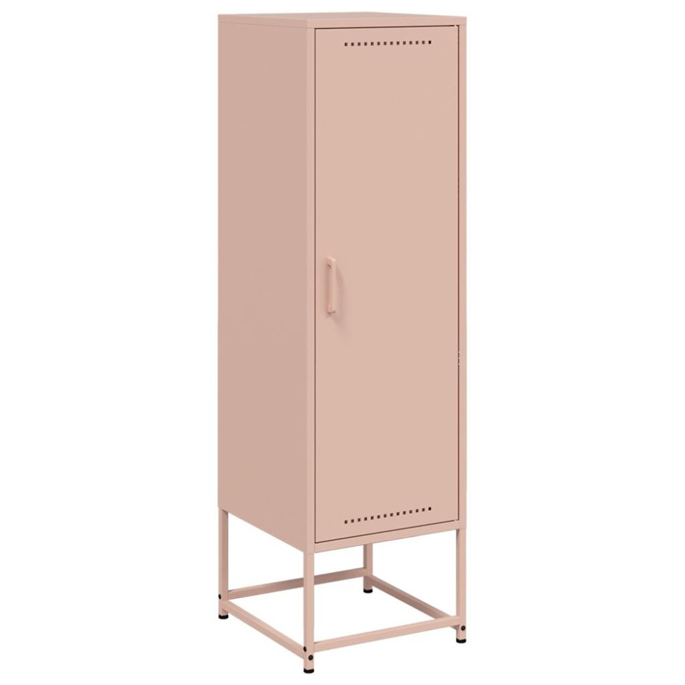 vidaXL Μπουφές Ροζ 36x39x123 εκ. από Ατσάλι