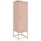 vidaXL Μπουφές Ροζ 36x39x123 εκ. από Ατσάλι