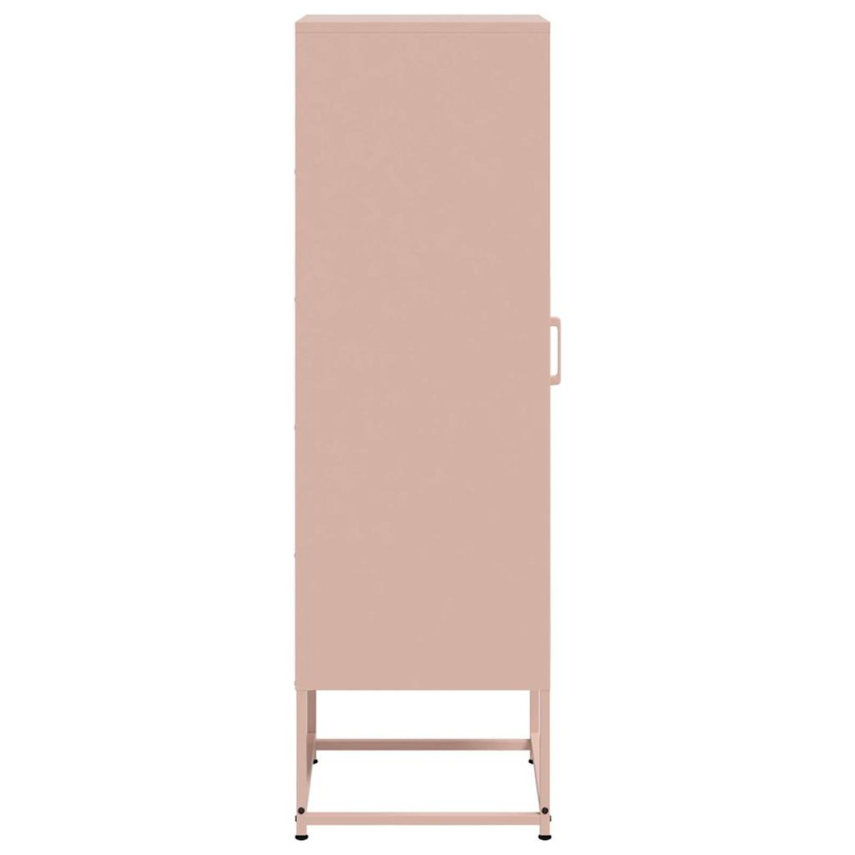 vidaXL Μπουφές Ροζ 36x39x123 εκ. από Ατσάλι