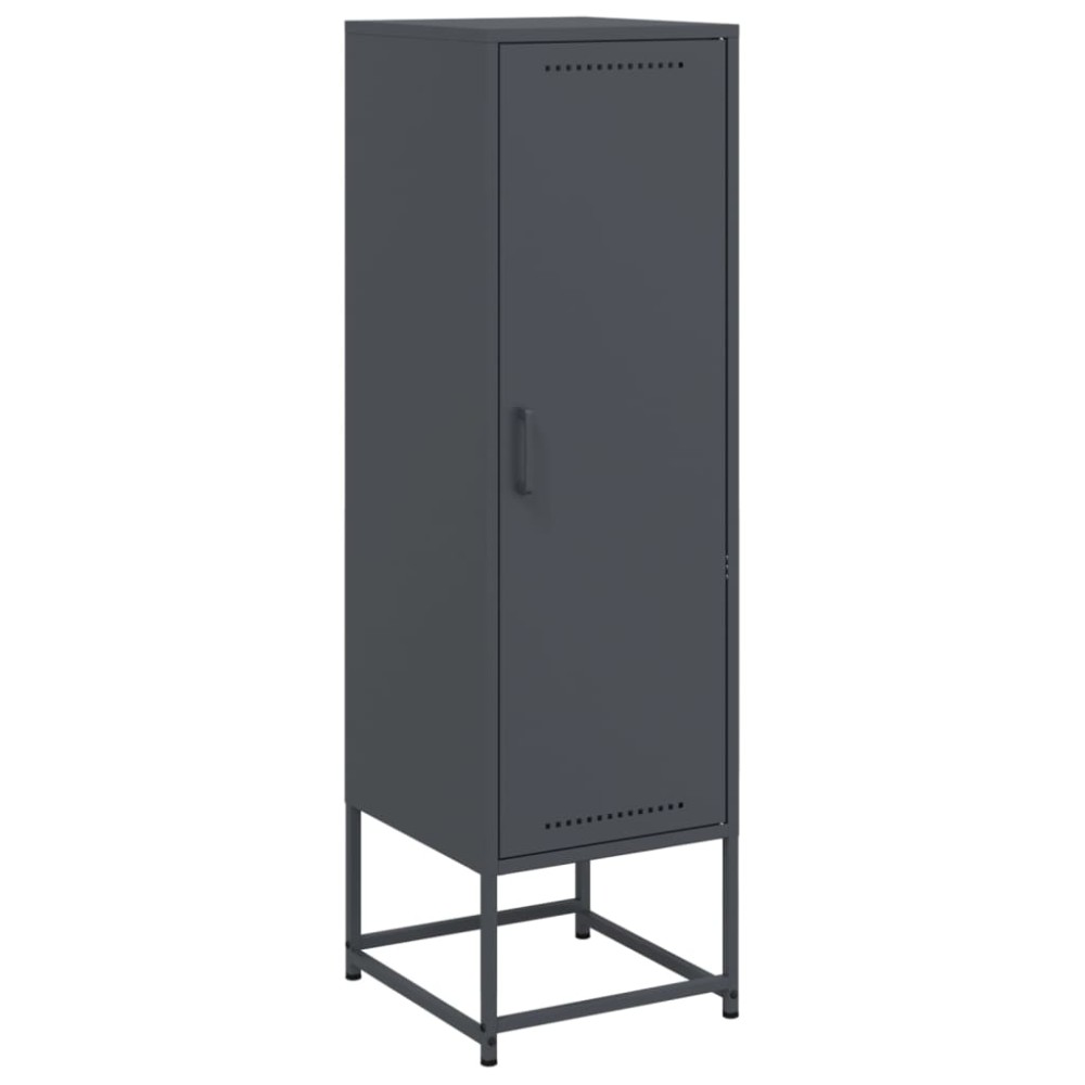 vidaXL Ντουλάπι Ανθρακί 36x39x123 εκ. από Ατσάλι