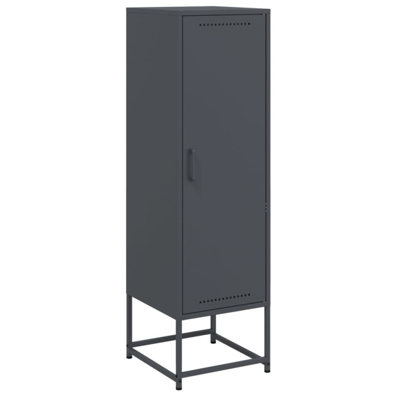 vidaXL Ντουλάπι Ανθρακί 36x39x123 εκ. από Ατσάλι