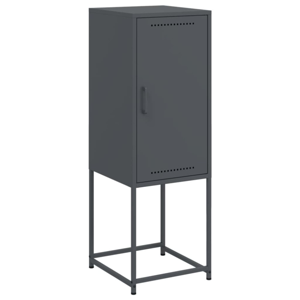 vidaXL Ντουλάπι Ανθρακί 36x39x107 εκ. από Ατσάλι