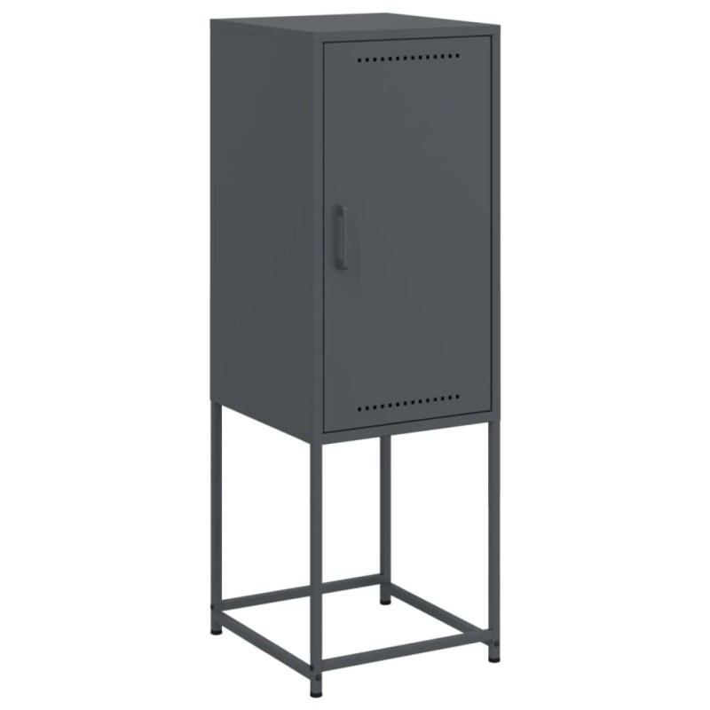 vidaXL Ντουλάπι Ανθρακί 36x39x107 εκ. από Ατσάλι