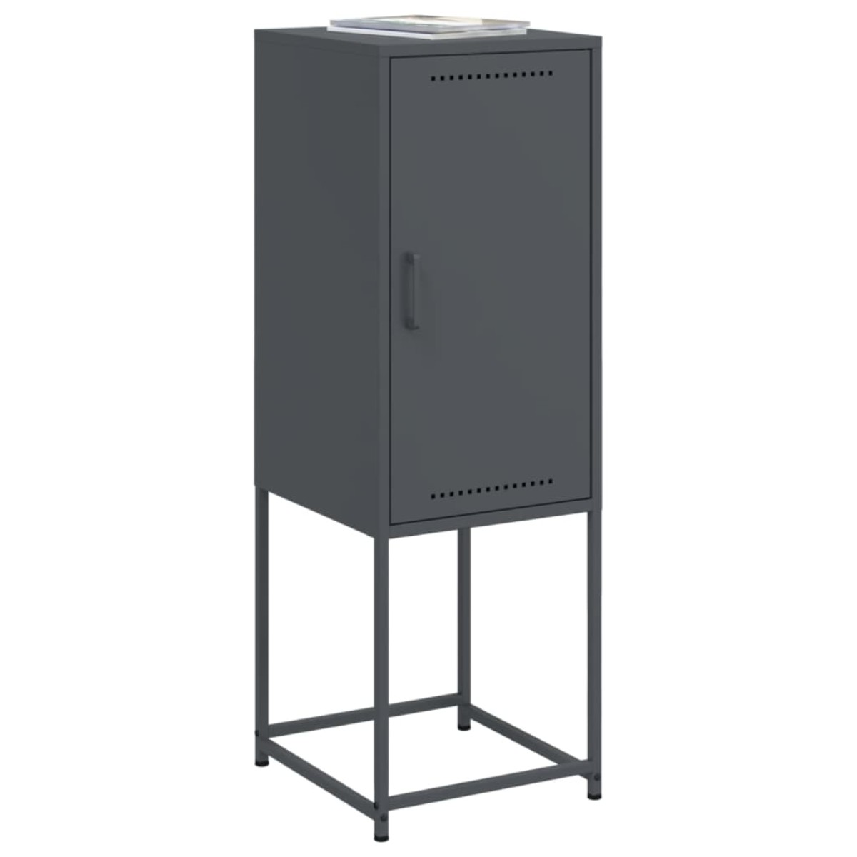 vidaXL Ντουλάπι Ανθρακί 36x39x107 εκ. από Ατσάλι