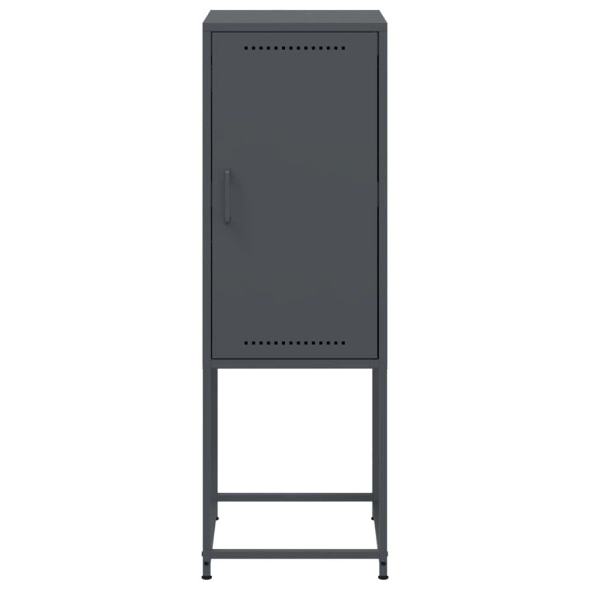 vidaXL Ντουλάπι Ανθρακί 36x39x107 εκ. από Ατσάλι