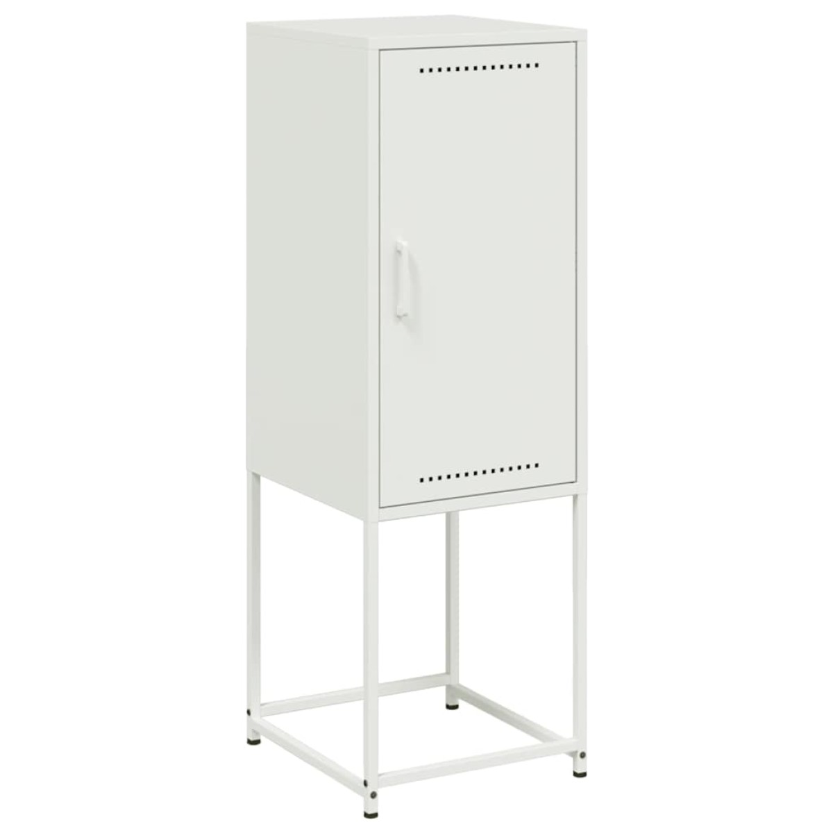 vidaXL Ντουλάπι Λευκό 36x39x107 εκ. από Ατσάλι