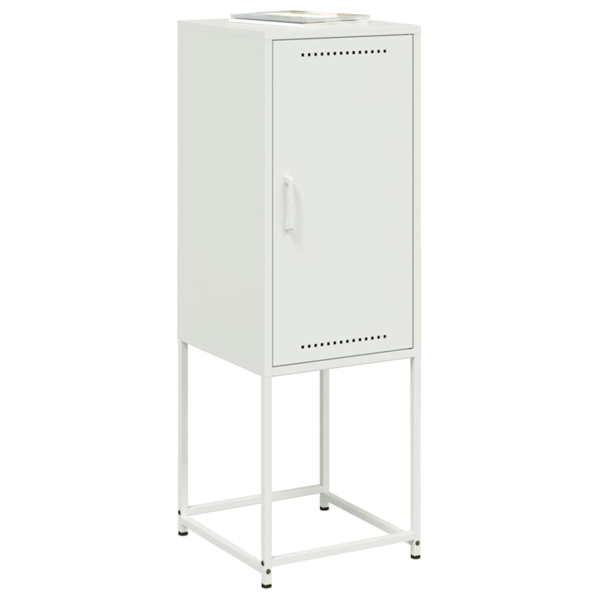 vidaXL Ντουλάπι Λευκό 36x39x107 εκ. από Ατσάλι
