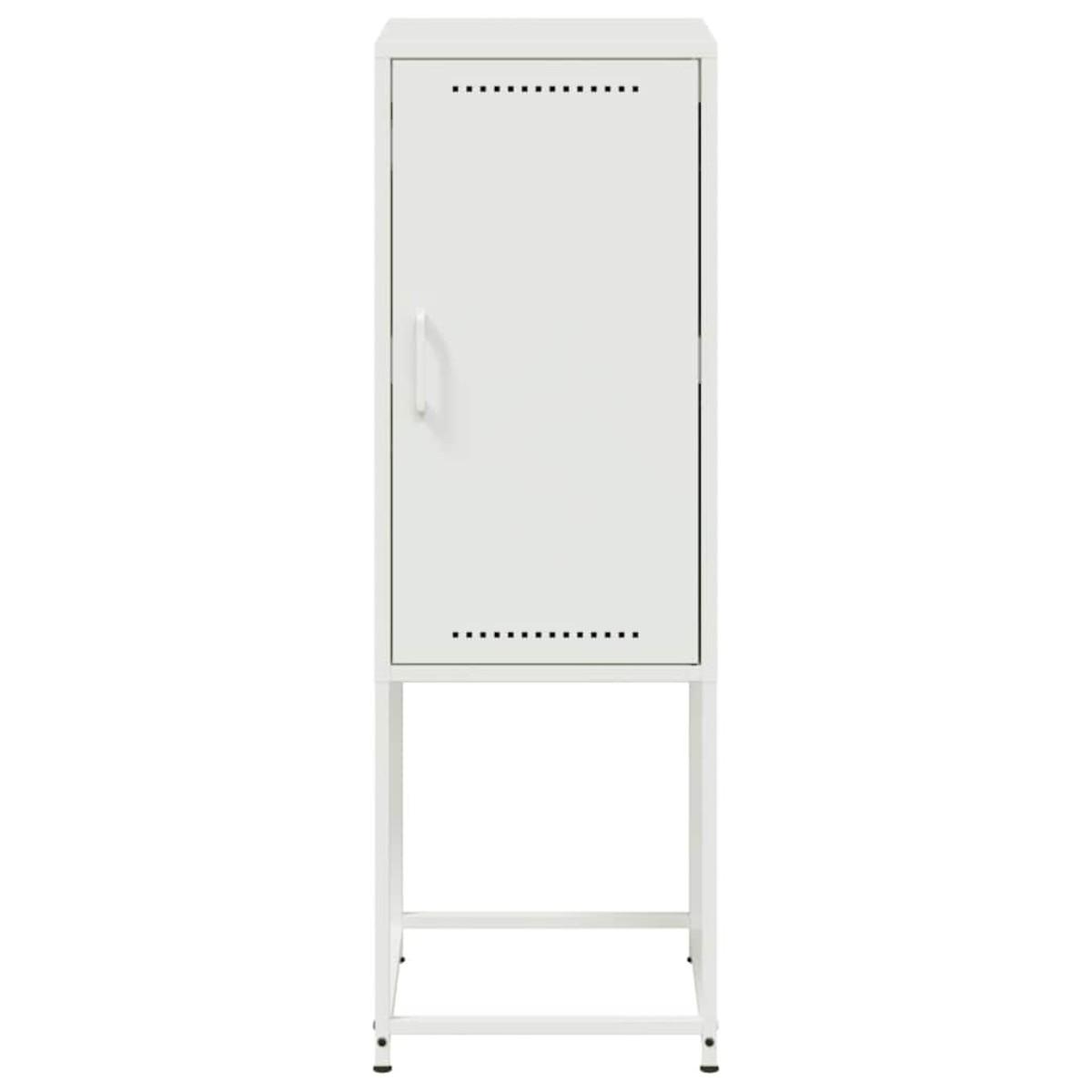 vidaXL Ντουλάπι Λευκό 36x39x107 εκ. από Ατσάλι