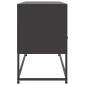 vidaXL Έπιπλο Τηλεόρασης Μαύρο 100,5x39x60,5 εκ. Ατσάλινο