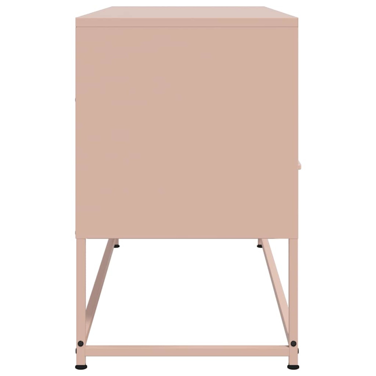 vidaXL Έπιπλο Τηλεόρασης Ροζ 100,5x39x60,5 εκ. από Ατσάλι