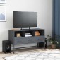 vidaXL Έπιπλο Τηλεόρασης Ανθρακί 100,5x39x60,5 εκ. από Ατσάλι