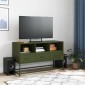 vidaXL Έπιπλο Τηλεόρασης Πράσινο Λαδί 100,5x39x60,5 εκ. από Ατσάλι