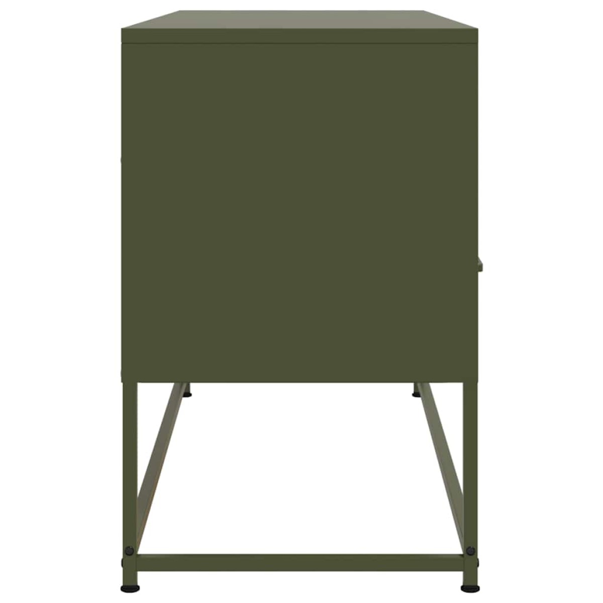 vidaXL Έπιπλο Τηλεόρασης Πράσινο Λαδί 100,5x39x60,5 εκ. από Ατσάλι