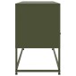 vidaXL Έπιπλο Τηλεόρασης Πράσινο Λαδί 100,5x39x60,5 εκ. από Ατσάλι