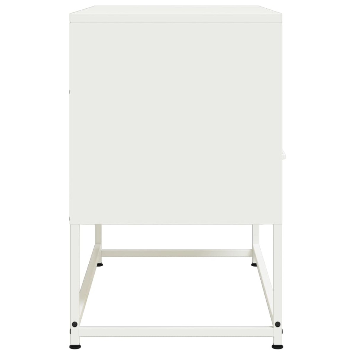 vidaXL Έπιπλο Τηλεόρασης Λευκό 68x39x60,5 εκ. από Χάλυβα