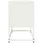 vidaXL Έπιπλο Τηλεόρασης Λευκό 68x39x60,5 εκ. από Χάλυβα