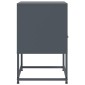 vidaXL Κομοδίνο Ανθρακί 36 x 39 x 60,5 εκ. Ατσάλινο