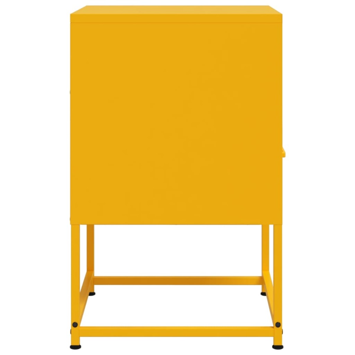 vidaXL Κομοδίνα 2 τεμ. Μουσταρδί 36x39x60,5 εκ. από Χάλυβα