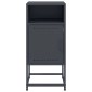 vidaXL Κομοδίνο Ανθρακί 36x39x78 εκ. από Χάλυβα