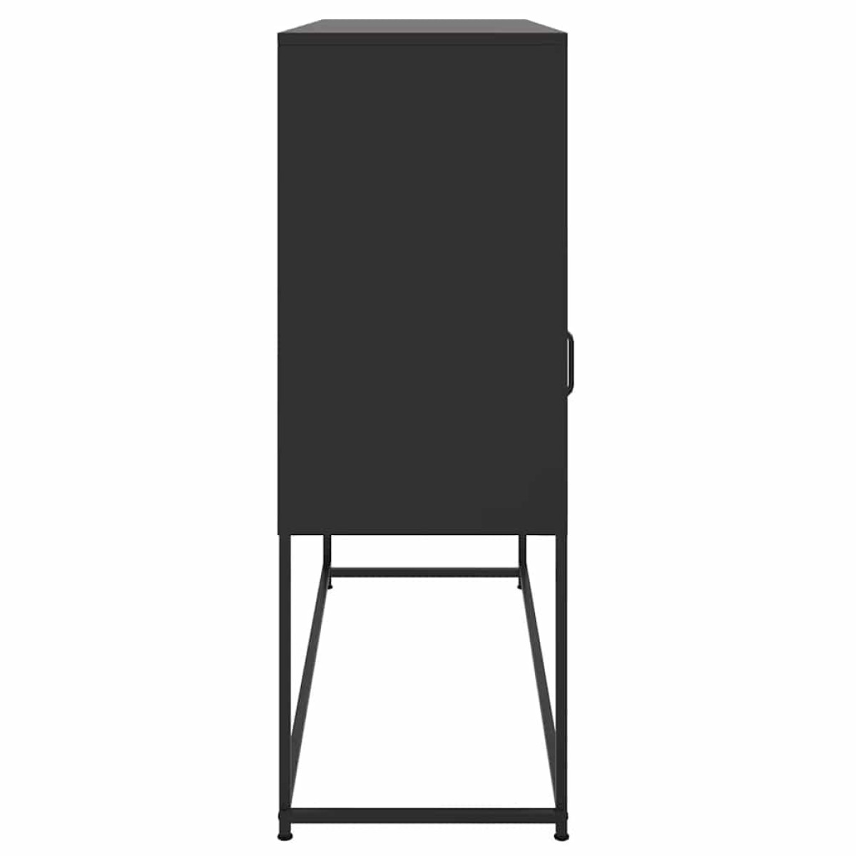 vidaXL Ντουλάπι Μαύρο 100,5x39x107 εκ. Ατσάλινο