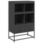 vidaXL Ντουλάπι Μαύρο 68x39x111,5 εκ. από Χάλυβα