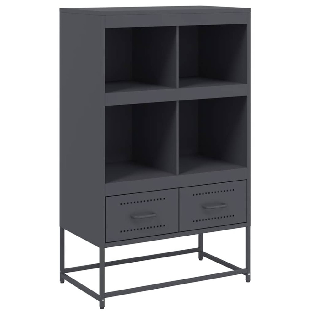 vidaXL Ντουλάπι Ανθρακί 68x39x111,5 εκ. από Χάλυβα