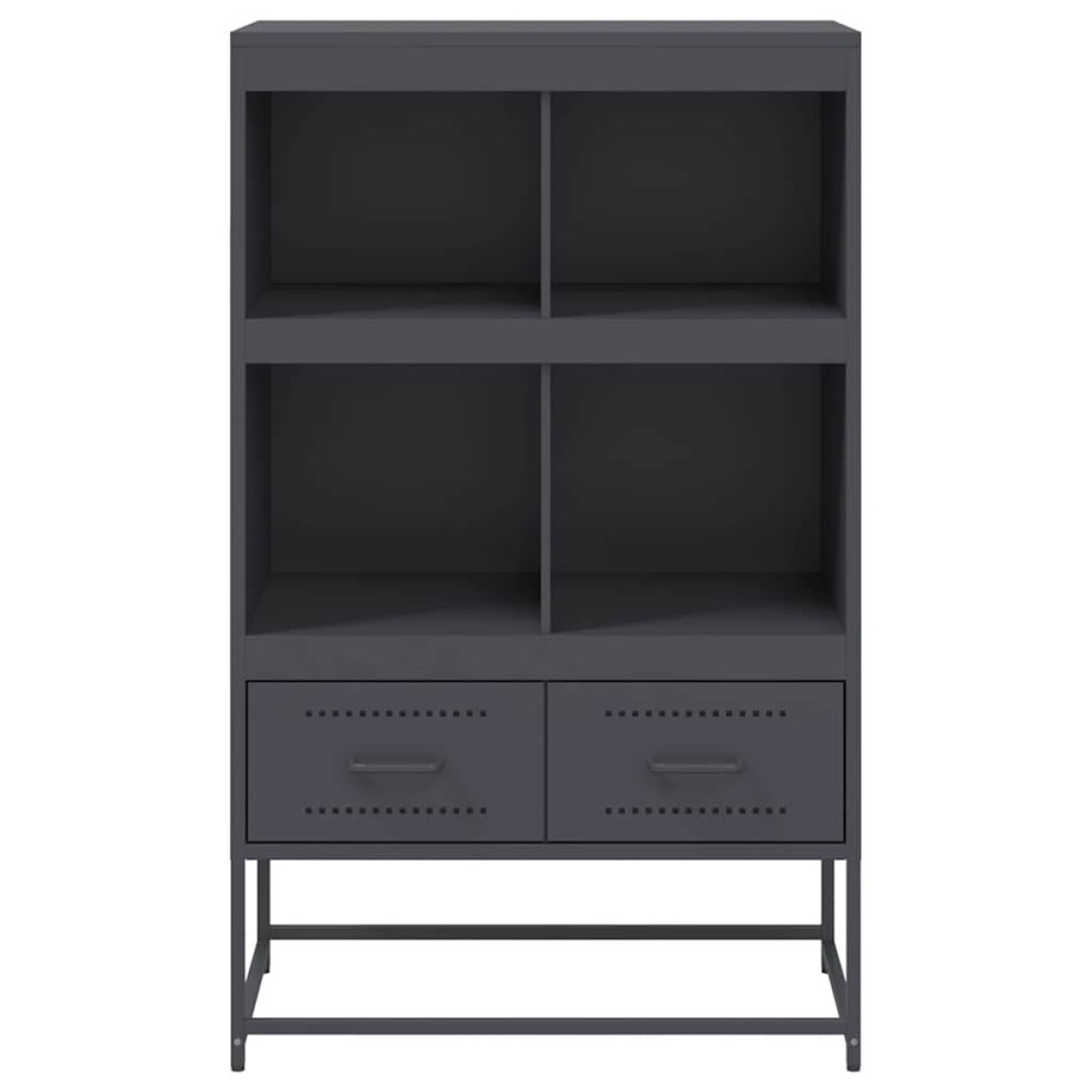 vidaXL Ντουλάπι Ανθρακί 68x39x111,5 εκ. από Χάλυβα