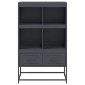 vidaXL Ντουλάπι Ανθρακί 68x39x111,5 εκ. από Χάλυβα