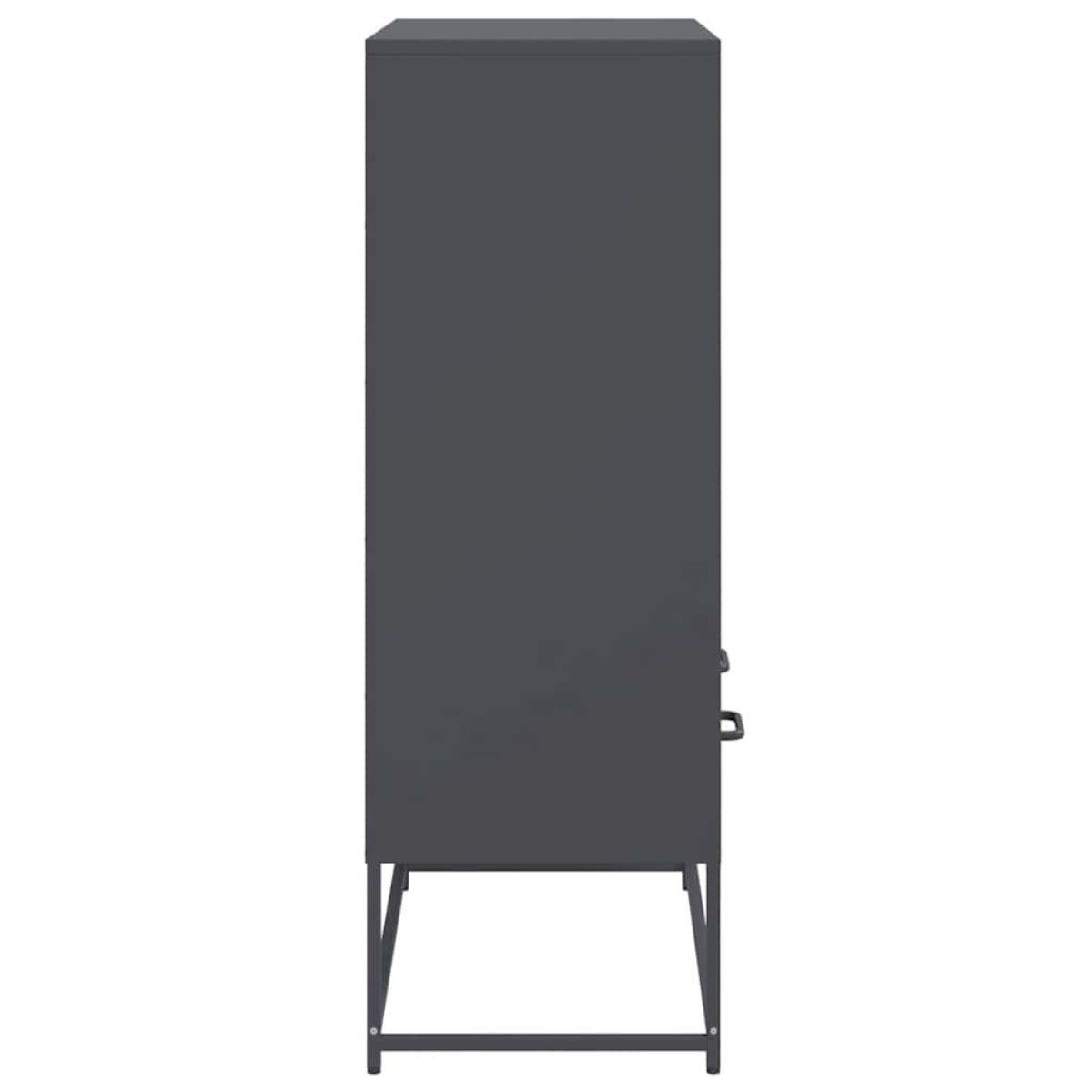 vidaXL Ντουλάπι Ανθρακί 68x39x111,5 εκ. από Χάλυβα