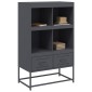vidaXL Ντουλάπι Ανθρακί 68x39x111,5 εκ. από Χάλυβα