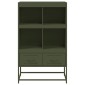 vidaXL Ντουλάπι Πράσινο Λαδί 68x39x111,5 εκ. από Ατσάλι