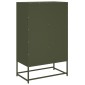 vidaXL Ντουλάπι Πράσινο Λαδί 68x39x111,5 εκ. από Ατσάλι