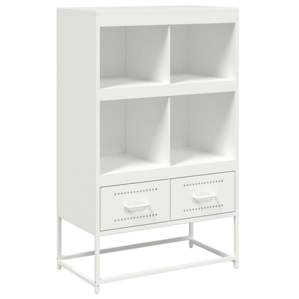 vidaXL Ντουλάπι Λευκό 68x39x111,5 εκ. από Χάλυβα