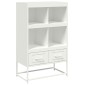 vidaXL Ντουλάπι Λευκό 68x39x111,5 εκ. από Χάλυβα