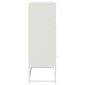 vidaXL Ντουλάπι Λευκό 68x39x111,5 εκ. από Χάλυβα