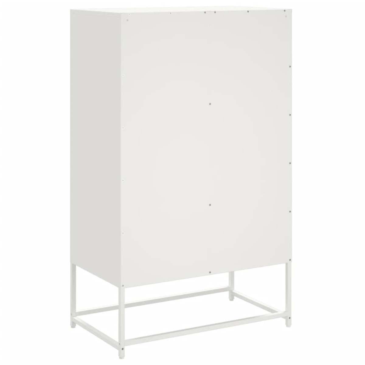 vidaXL Ντουλάπι Λευκό 68x39x111,5 εκ. από Χάλυβα