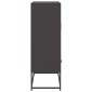 vidaXL Ντουλάπι Μαύρο 68x39x111,5 εκ. από Χάλυβα