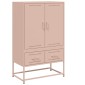 vidaXL Ντουλάπα Ροζ 68 x 39 x 111,5 εκ. από Χάλυβα
