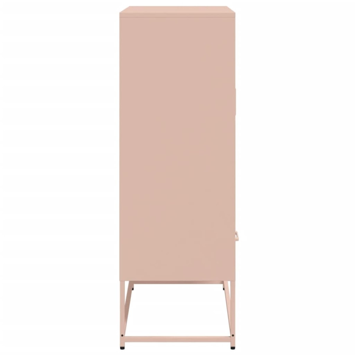 vidaXL Ντουλάπα Ροζ 68 x 39 x 111,5 εκ. από Χάλυβα